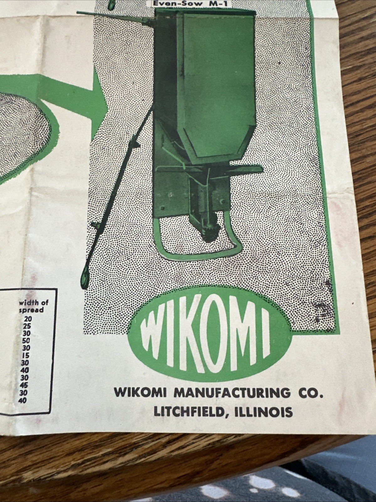 Vintage MAUMEE VALLY SEED Litchfield IllinoisSEEDER – Wikomi Litchfield Illinois
