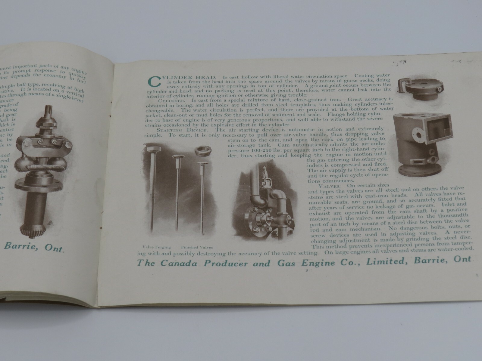 Vintage WEBER Gas Engines Canada Heavy Hit Miss Engine CATALOG brochure HUGE