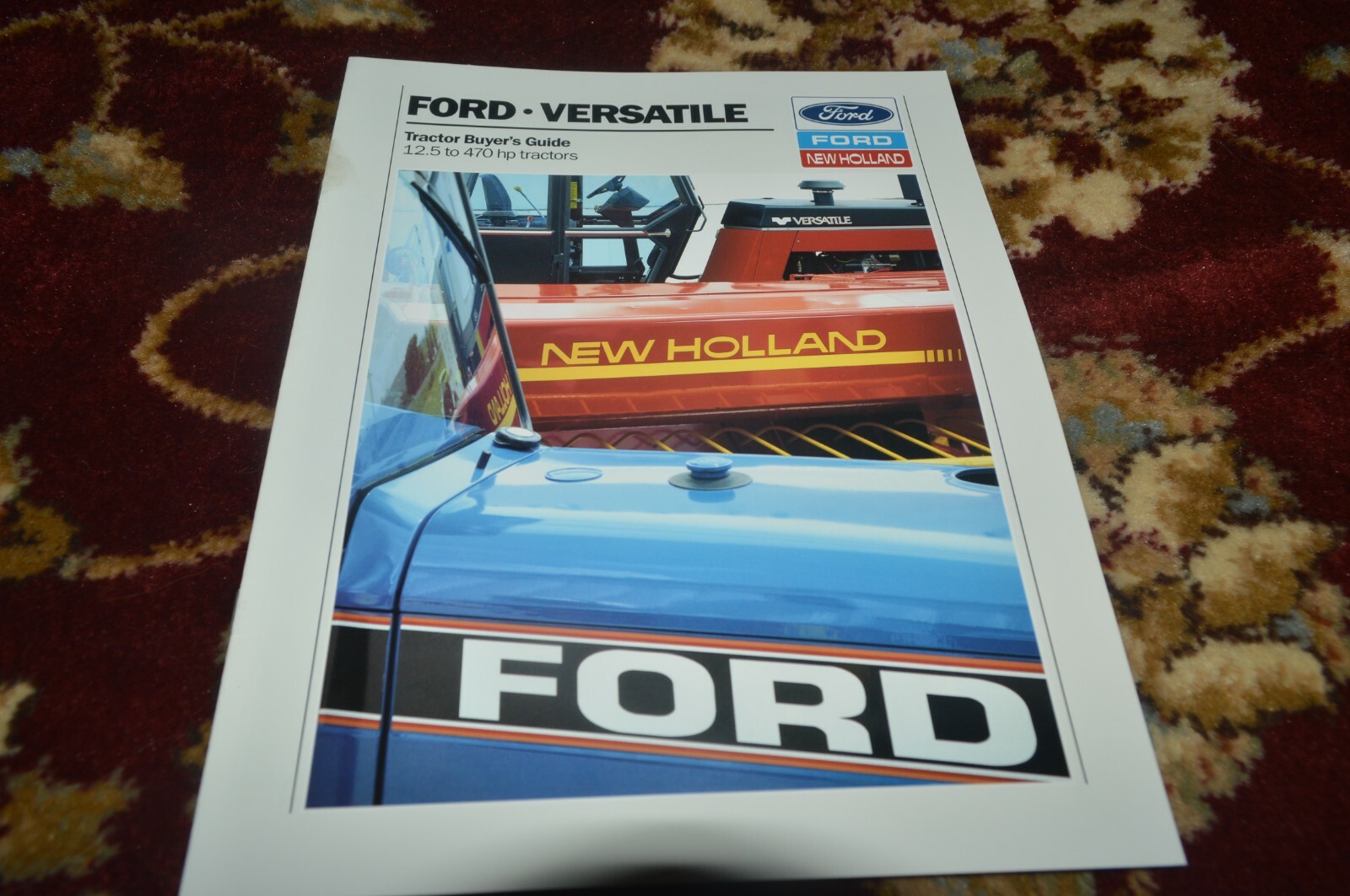 Ford Versatile Tractor Buyers Guide For 1989 Brochure DCPA15