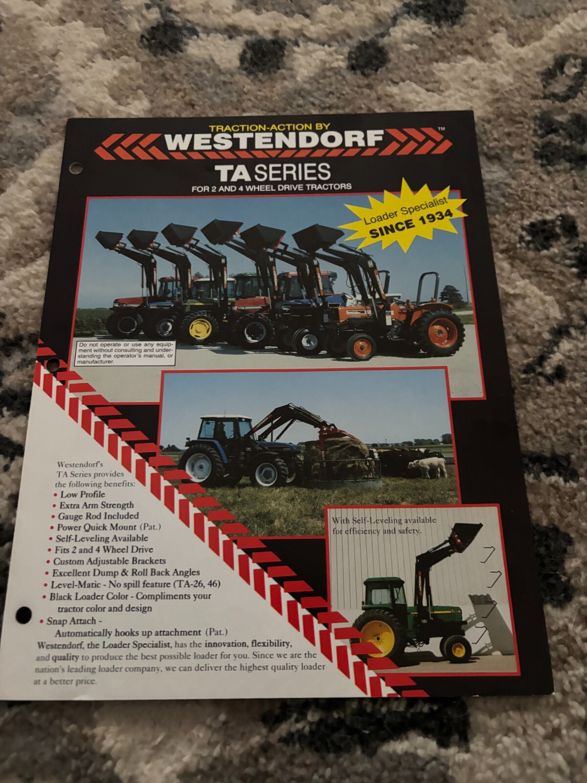 Westendorf TA Series Farm Tractor Loaders Brochure FCCA25
