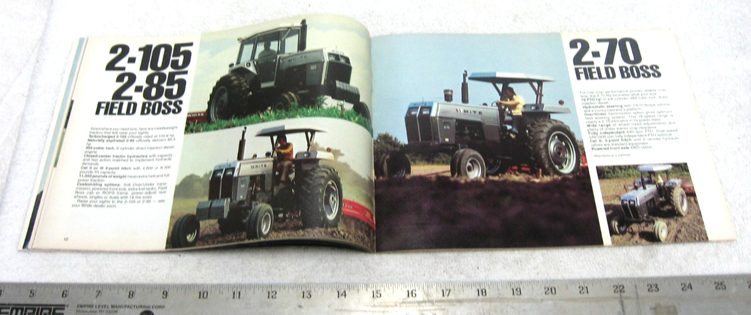RARE 1979 WHITE TRACTOR & EQUIPMENT BUYERS GUIDE FULLINE 2-155 180 135 4-210 150