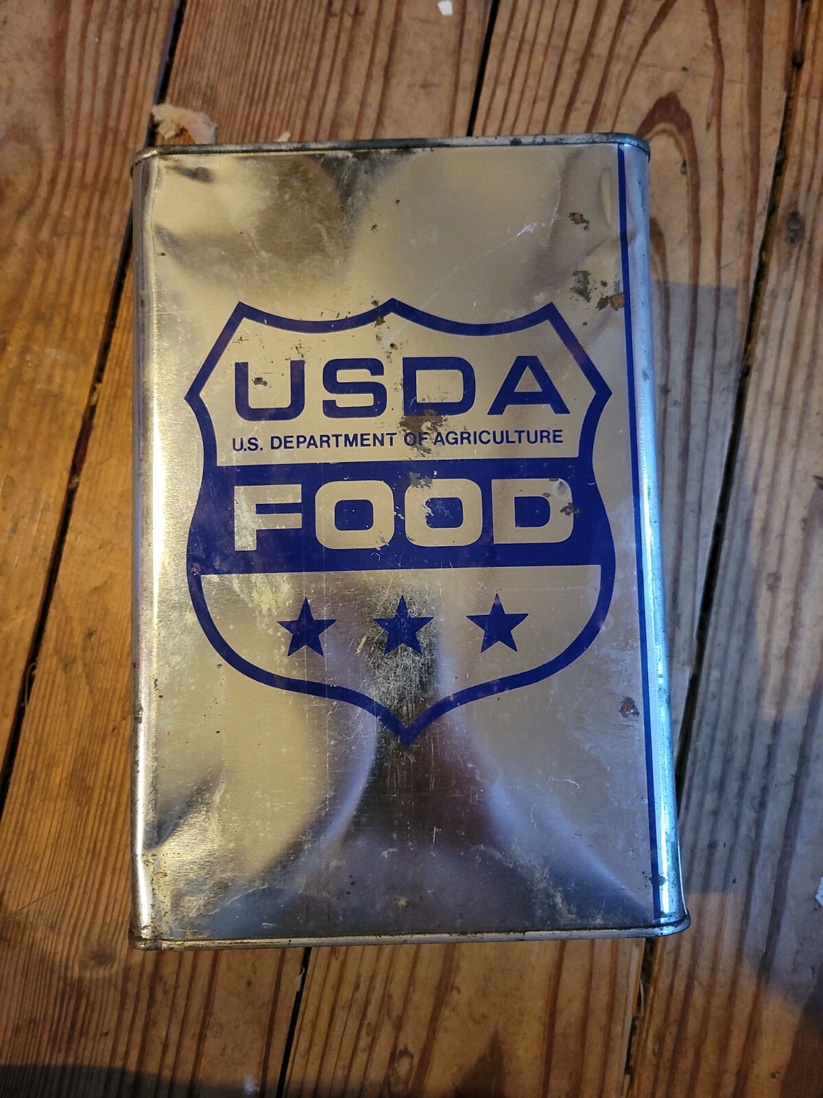 USDA u.s. department of agriculture food soy tin advertisement