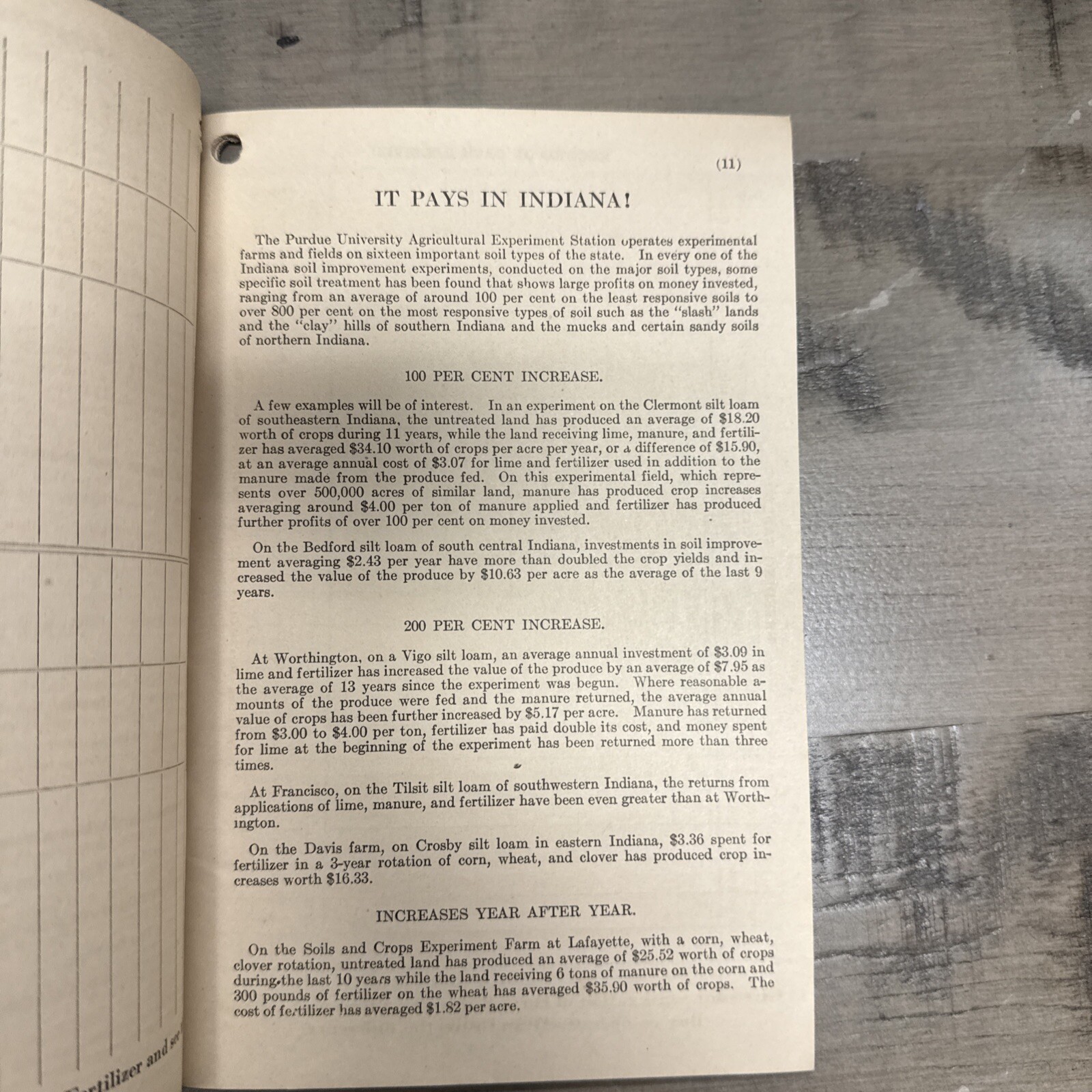 1927 Farm Record Book – Ohio Farm Bureau / Tennessee Copper