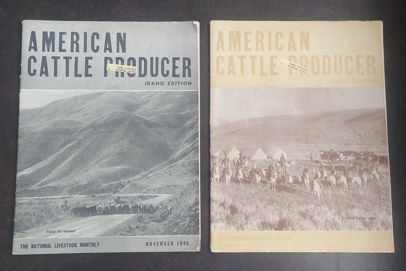 1946 American Cattle Producer [Lot of 10] Idaho Ed. – Livestock Monthly Vintage
