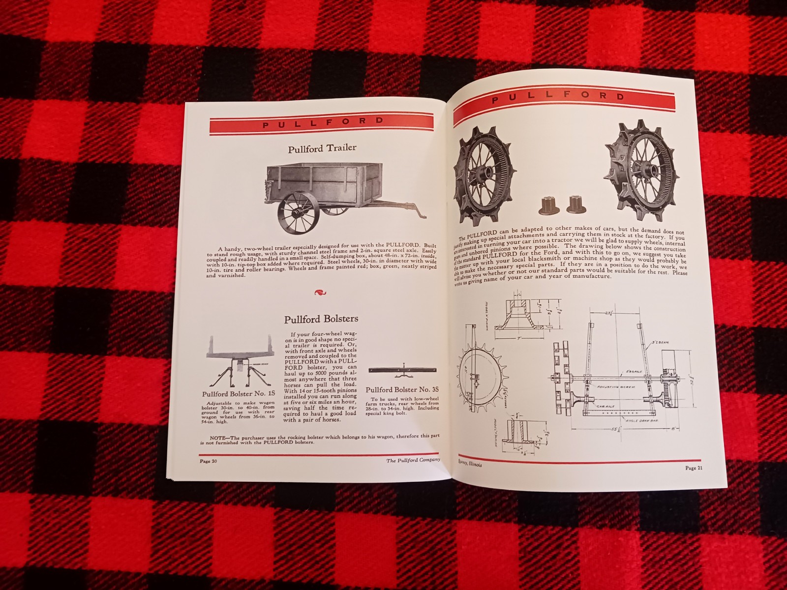 1930s Pullford Brochure Tractor Model T A Conversion *REMASTERED PRINT* Catalog