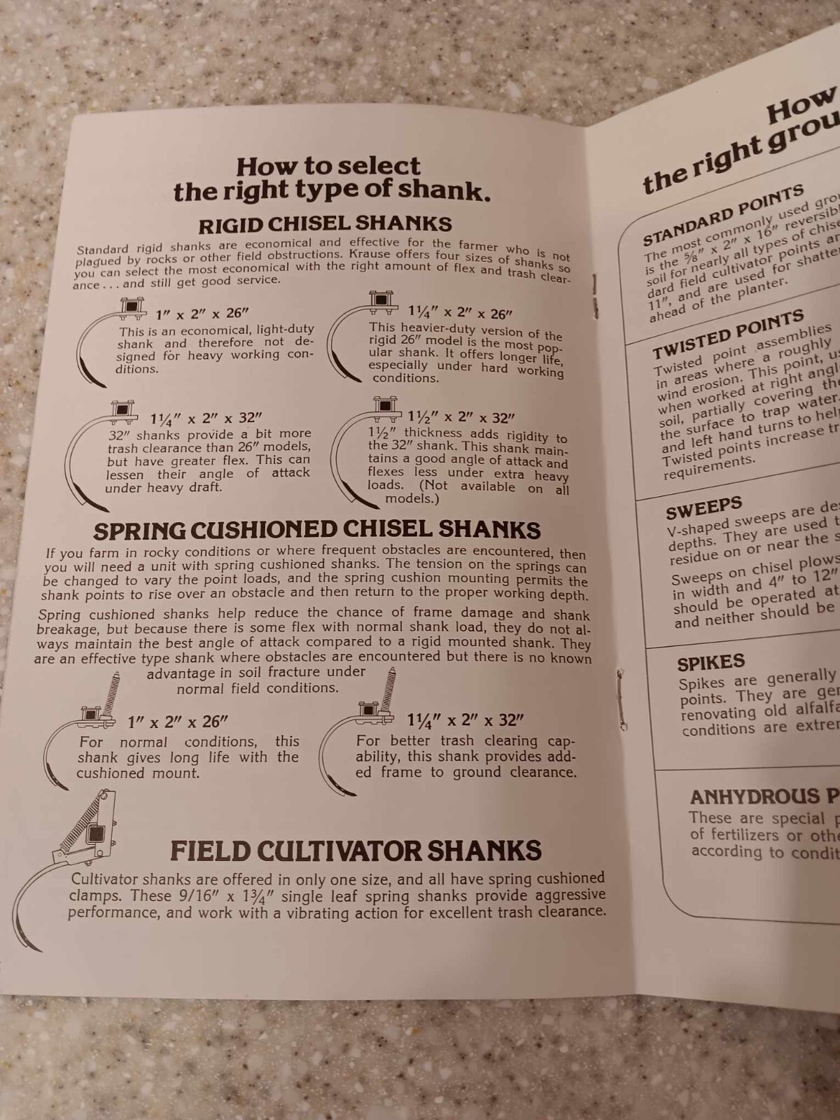 1977 Chisel Plow Selection Guide, Krause Plow Company, Hutchinson, Kansas