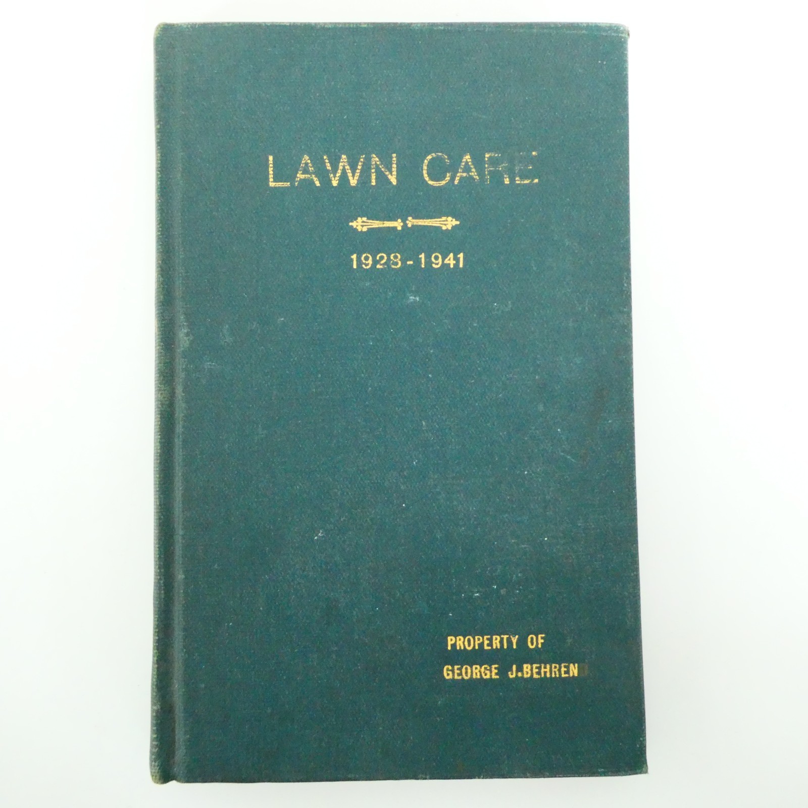 Scotts Lawn Care Bulletins 1928 to 1941 Bound Book Grass Seed Newsletter Vintage
