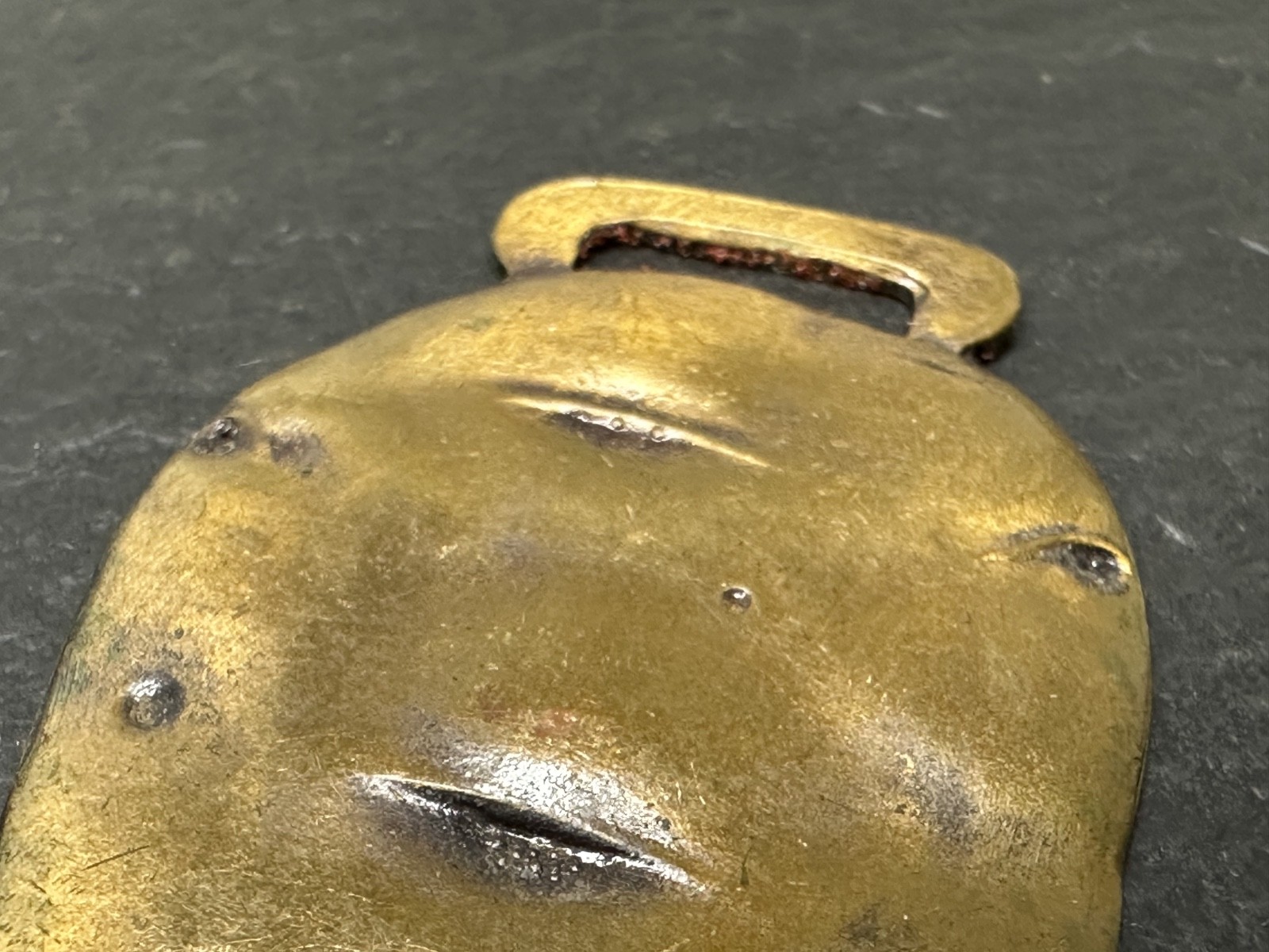 VINTAGE IRON AGE POTATO MACHINERY « THE POTATO » WATCH FOB WITHOUT ADVERT N809