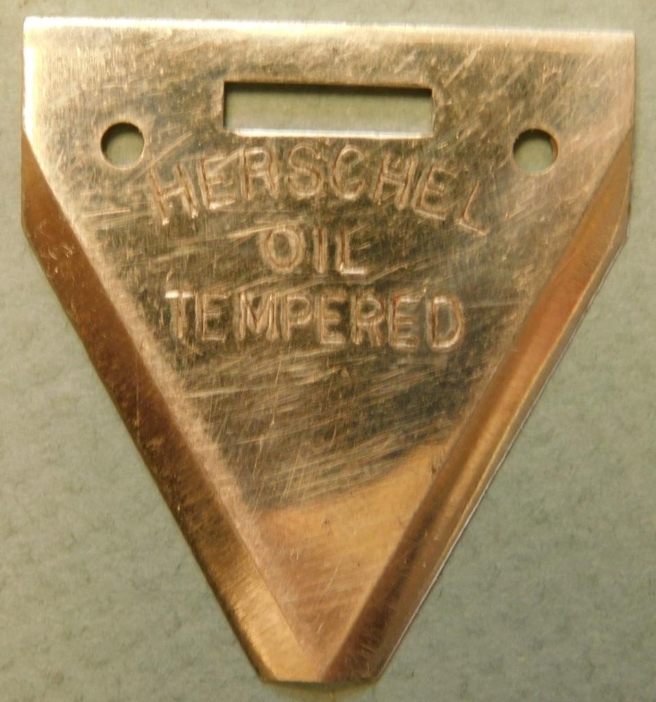 Herschel Oil Tempered Sickle Mower Figural Watch Fob Sh1A-2-33#38