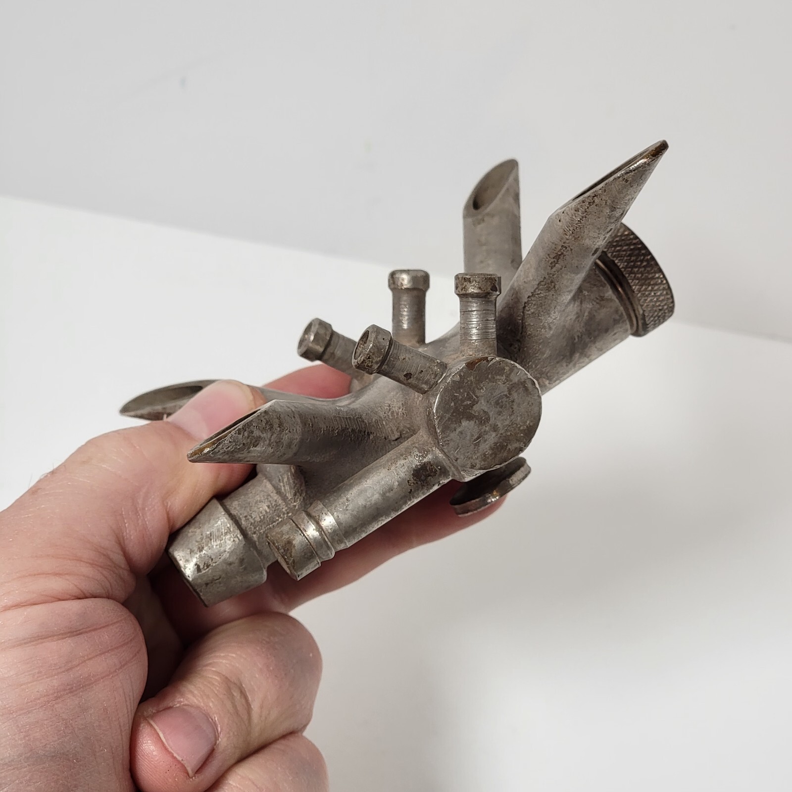 Vintage Old Brass Chrome Milking Claw Unique Rare