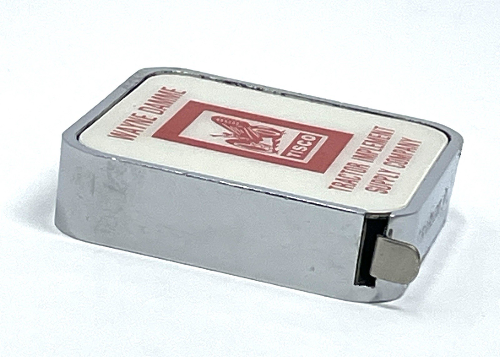 Vintage TISCO Tractor Implement Supply Company Barlow Pocket Tape Measure