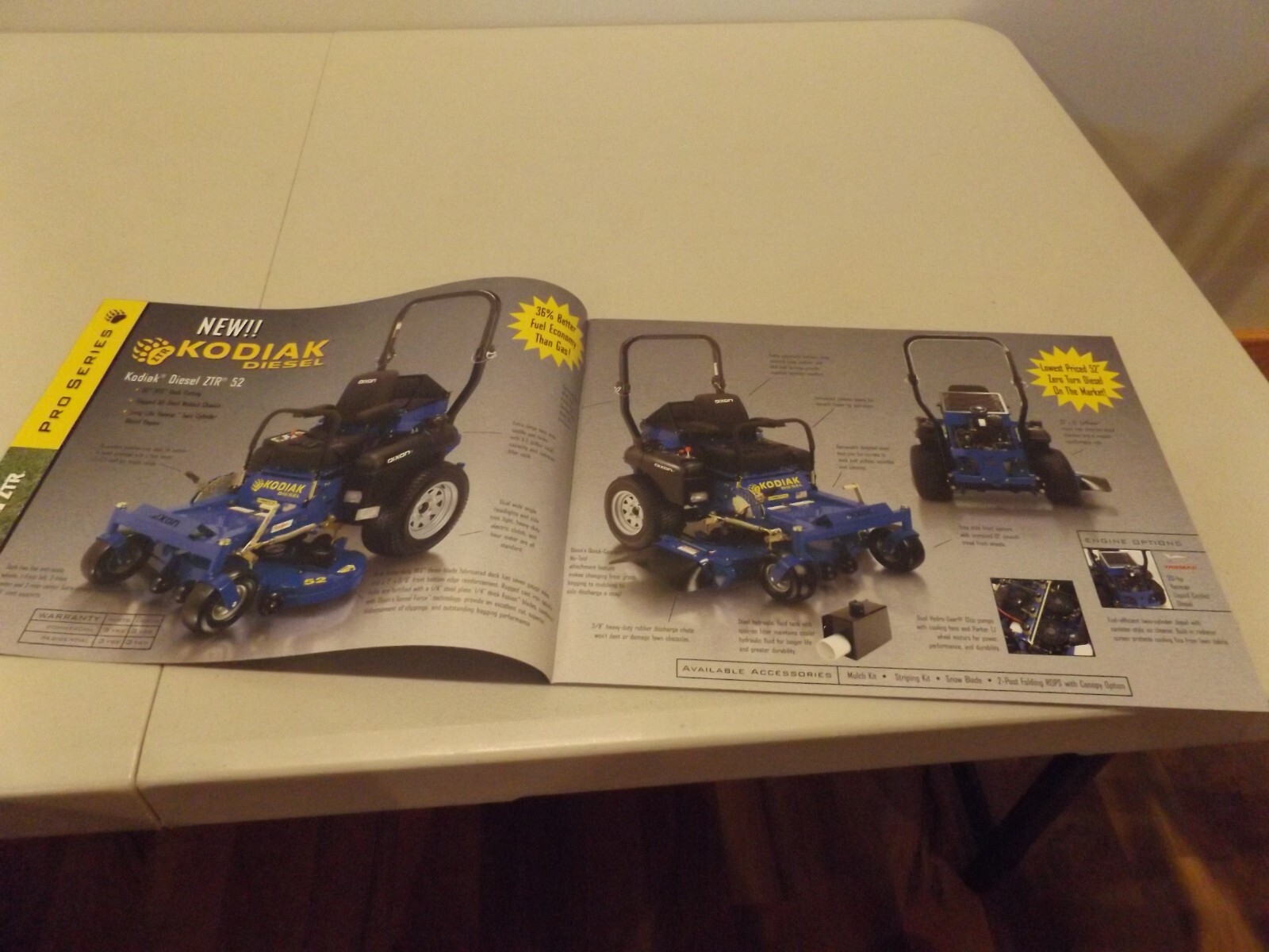 DIXON ZTR ZERO TURING RADIUS MOWERS, LIT # P/N 78035 9/05