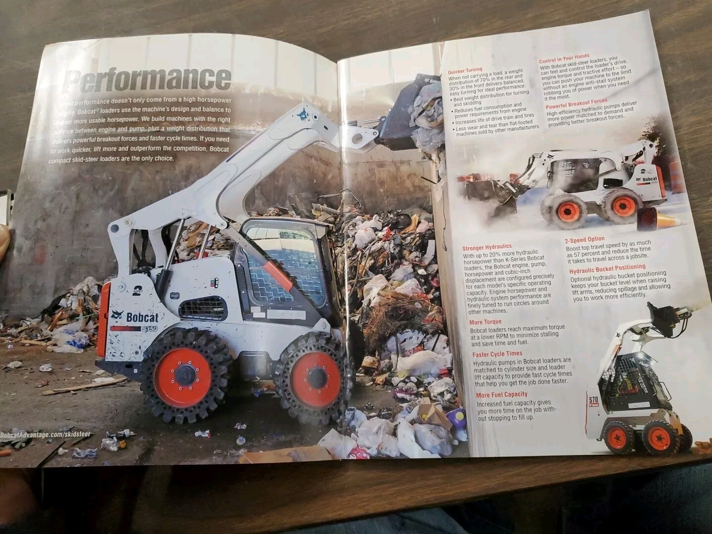 Factory Dealership Specs Brochures Bobcat Skid Steer Loader S70 S100 S130 & More