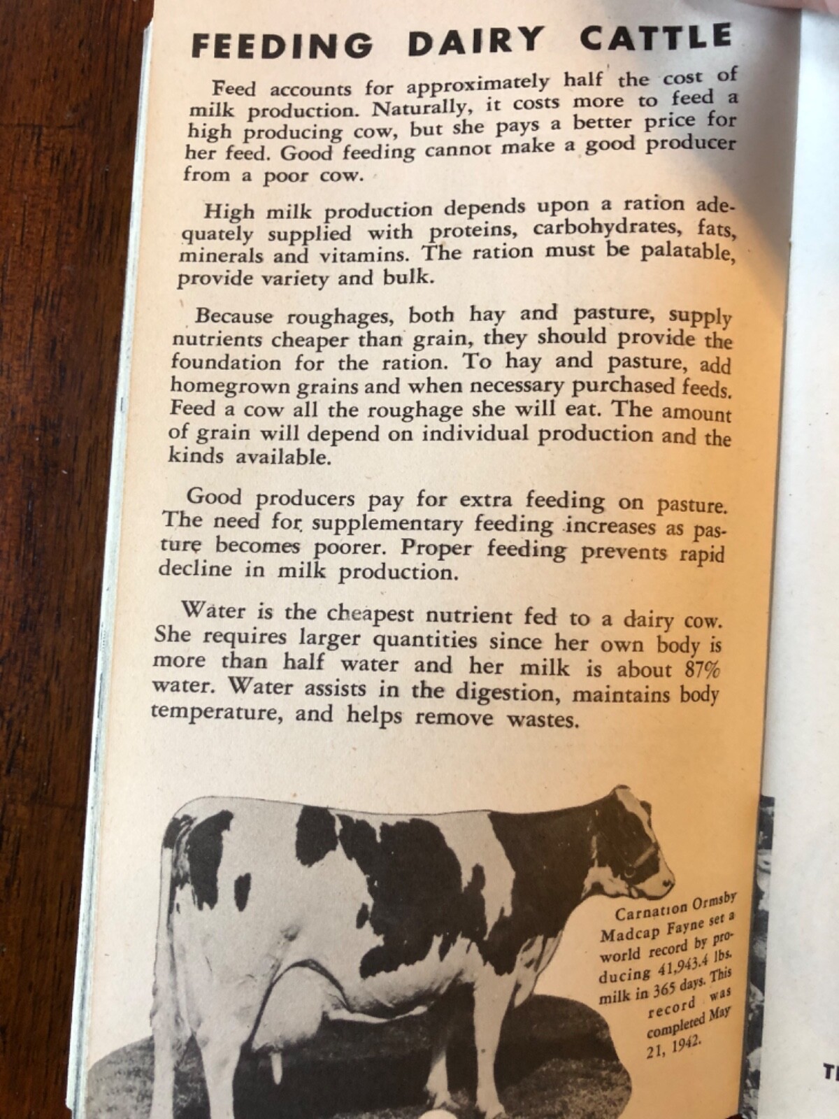 Vintage 1947-1948 FIRESTONE Farm Guide Book, Broadway Battery & Tire-Highland IL