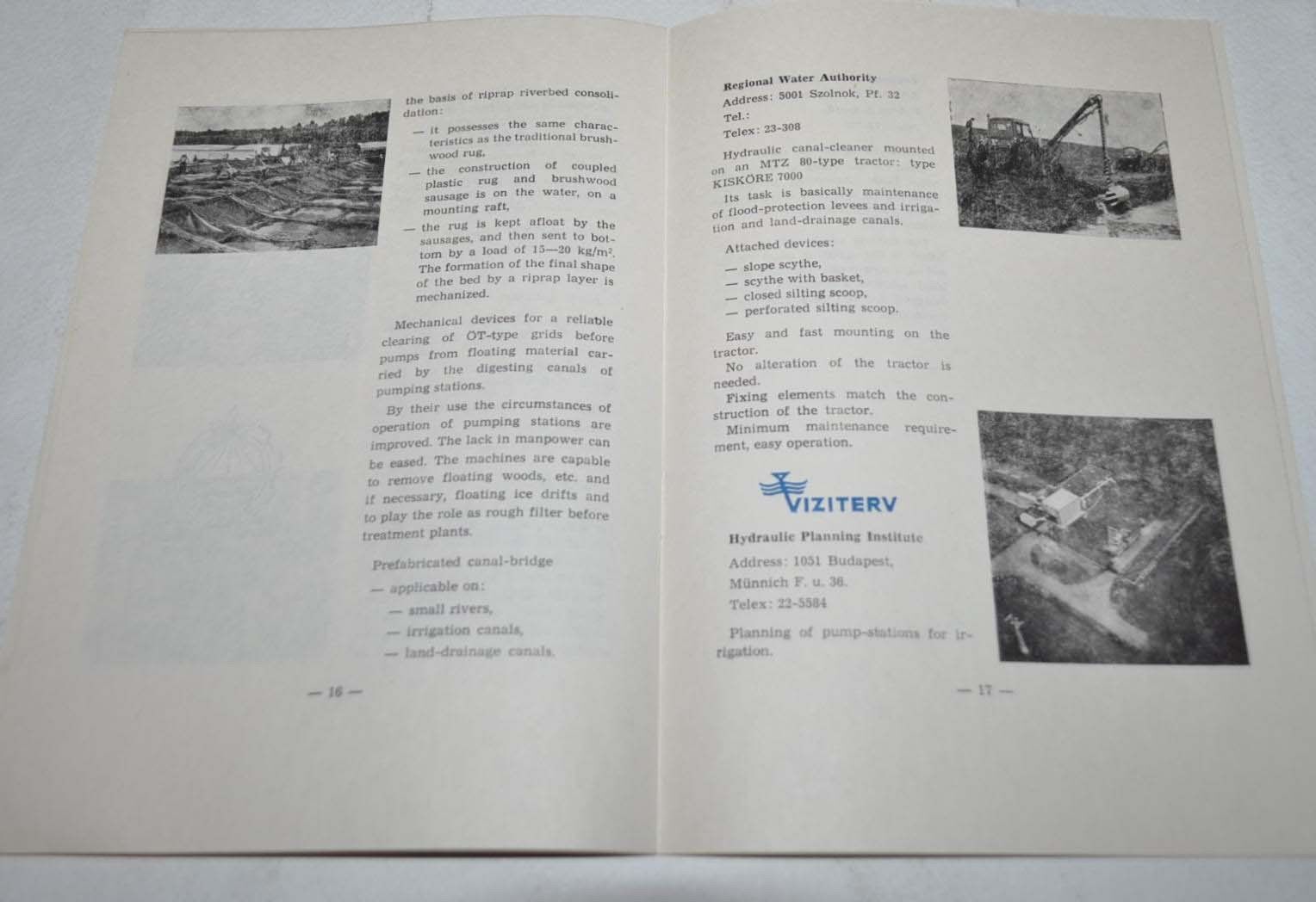 Amelioration 79 Moscow Hungary Tractor Brochure Prospekt