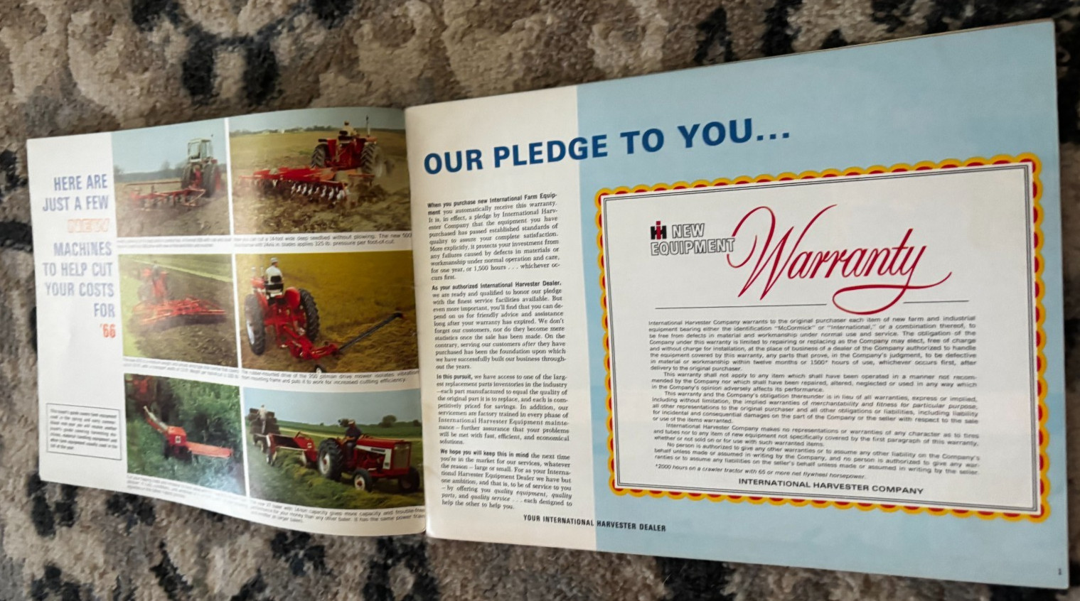 International Harvester Buyers Guide For Spring 1966 Brochure DCPA26