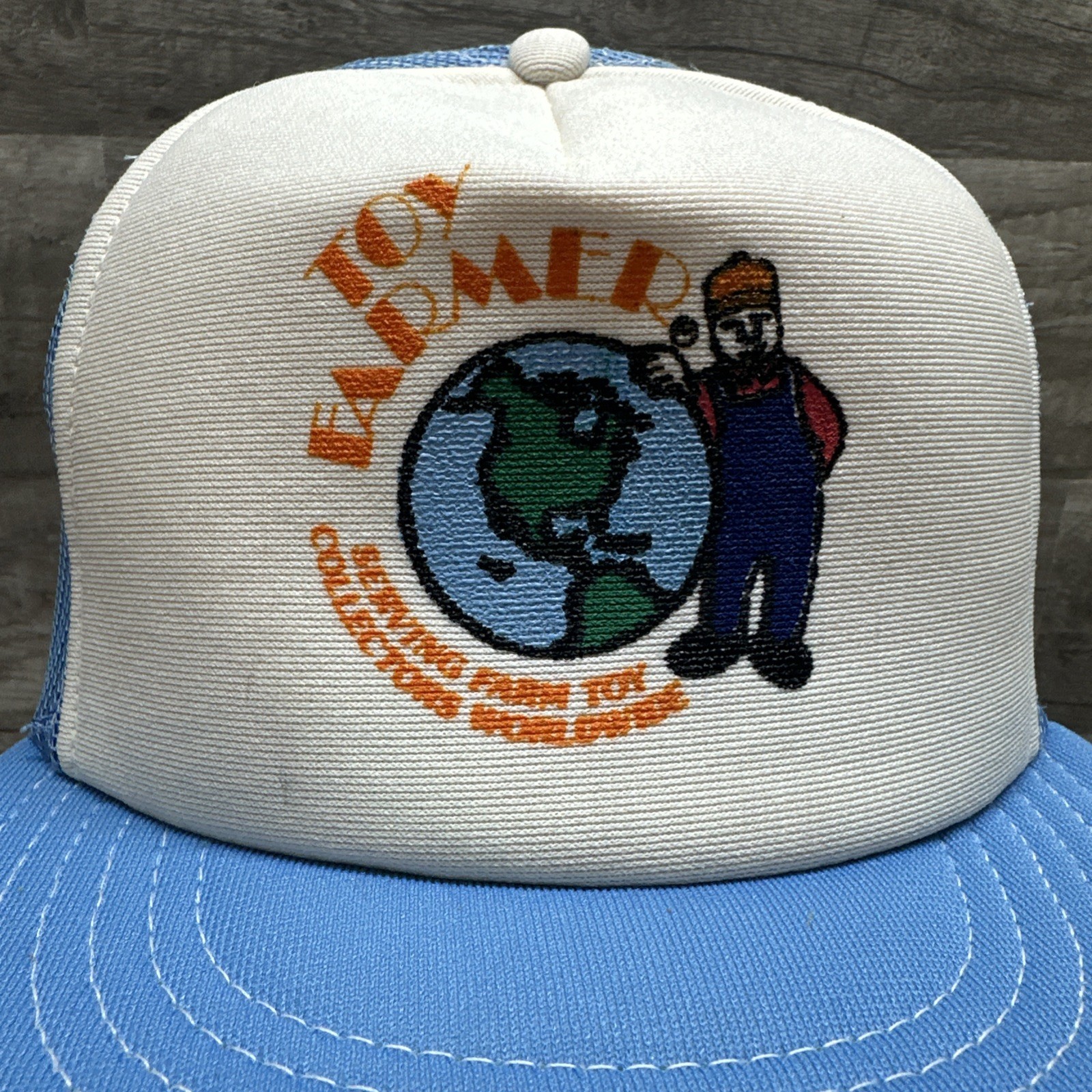 NOS Toy Farmer Collector Vintage Trucker Hat Adjustable Snap Back Made In USA