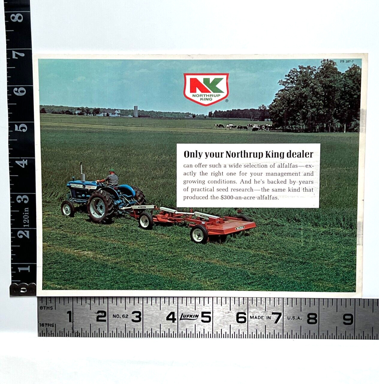 Vintage Northrup King Alfalfa Dealer Folded Paper Advertising Brochure