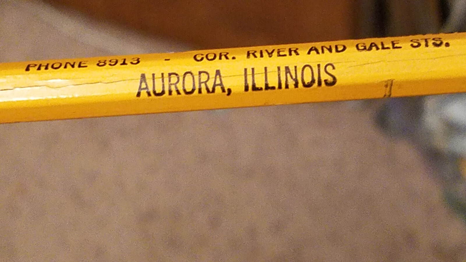 McCormick Deering Dealer Pencil, Aurora, Illinois