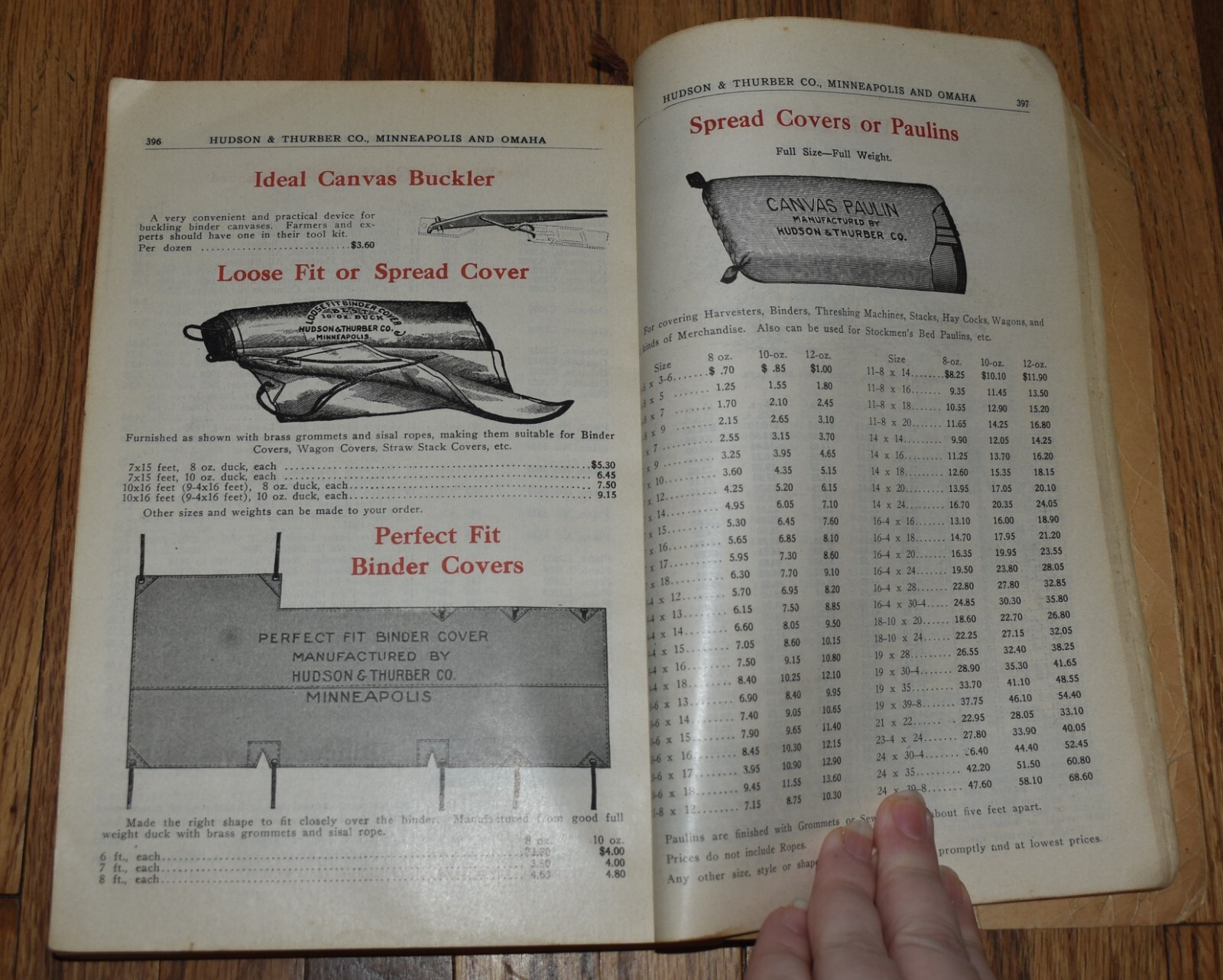 Antique HUDSON & THURBER Co Thresher Farm Omaha Minneapolis Hardware Catalog