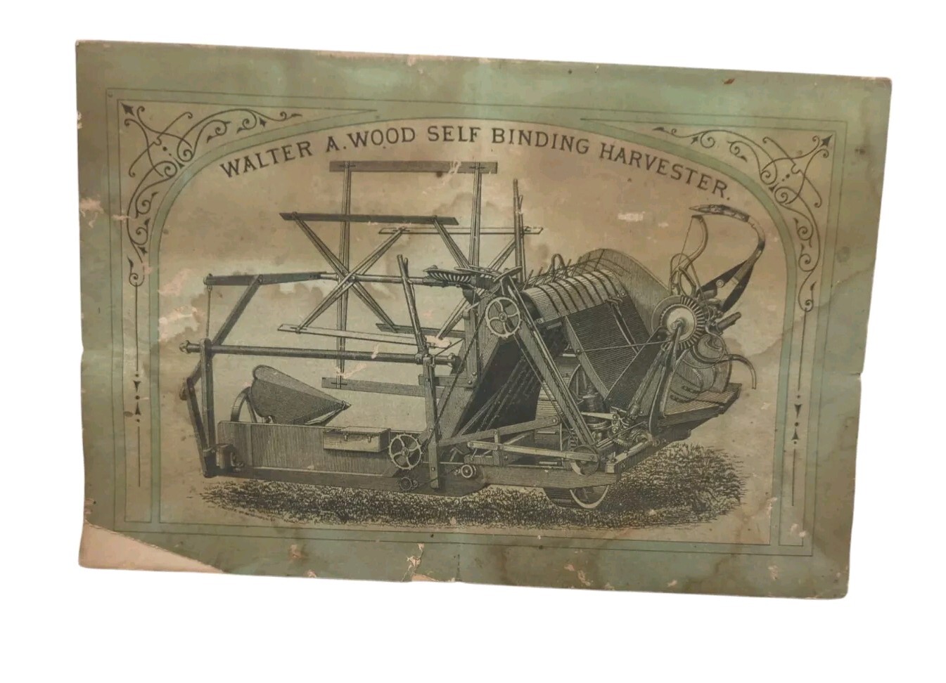 1878 Walter A. Wood Harvesting Machine Mower Reaper Catalog Brochure 25th Annual