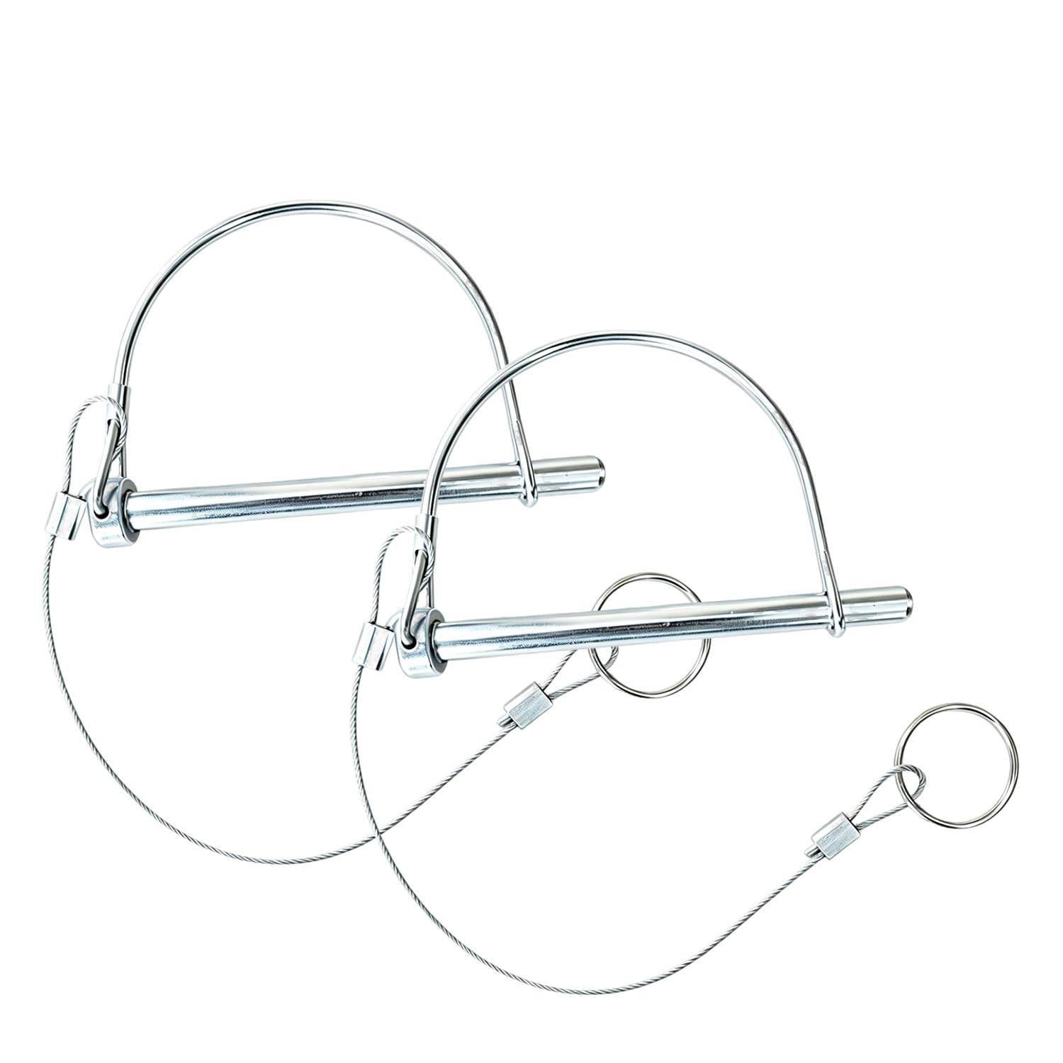 Sunnyway 2 Pack 5/16in Trailer Hitch Pin 4 Inch Cable