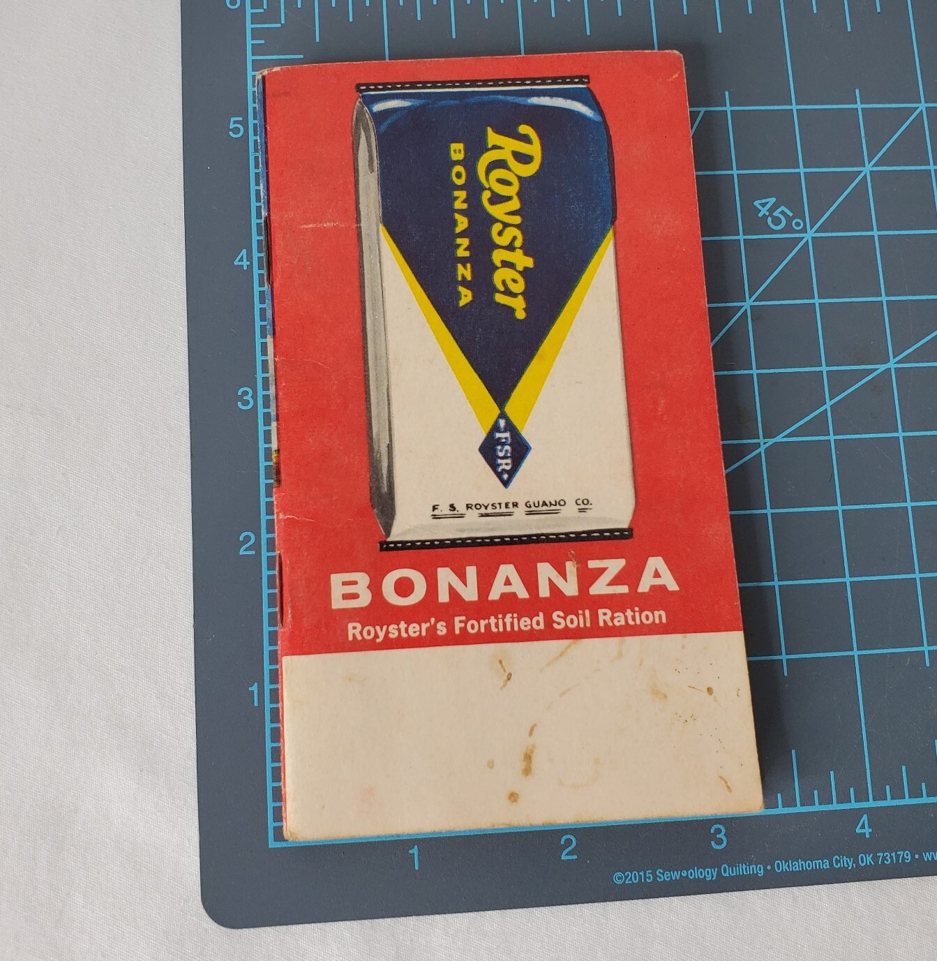 Vtg Farmers Memo Book Bonanza Fertilizer Advertisement Promo Farming 66 VA USA
