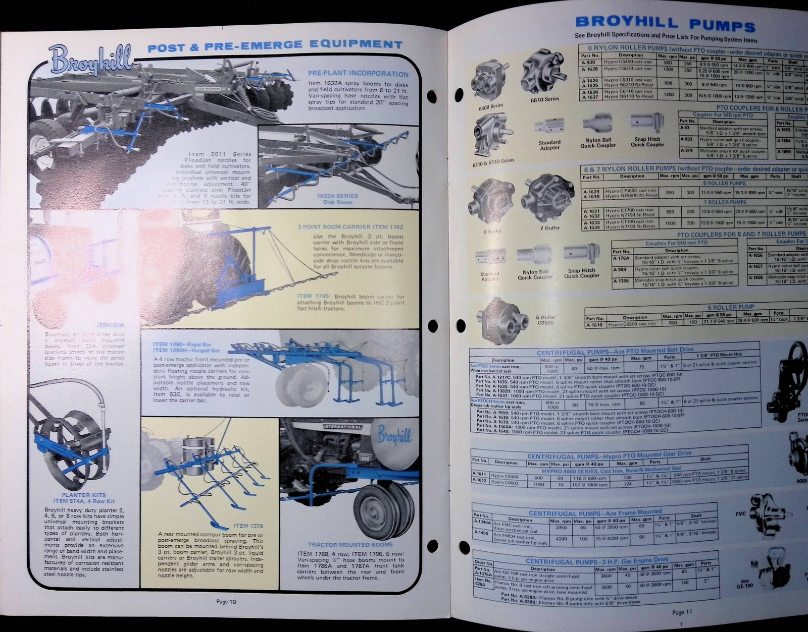 Vintage Farm Machinery Sales Brochure Farm Machinery Sales Brochure Broyhill Co
