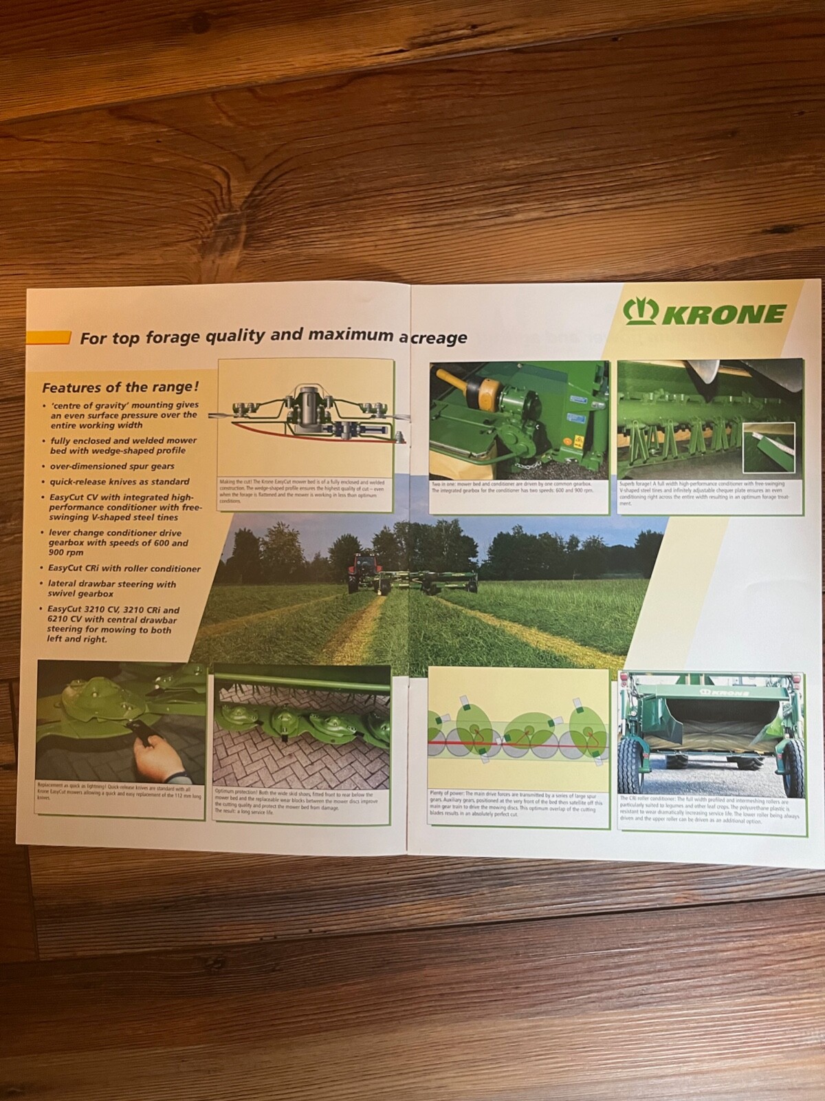 2004 Krone Trailed Disc Mowers sales brochure