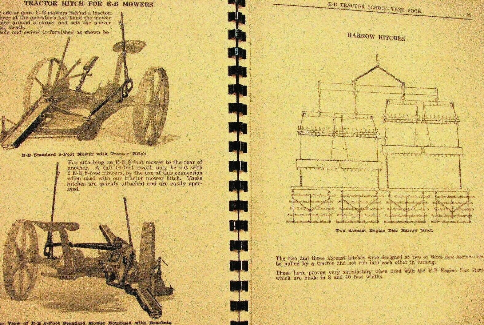 1917-1918 Emerson-Brantingham Imp.Co, The E-B Tractor School Text Book Illustrat