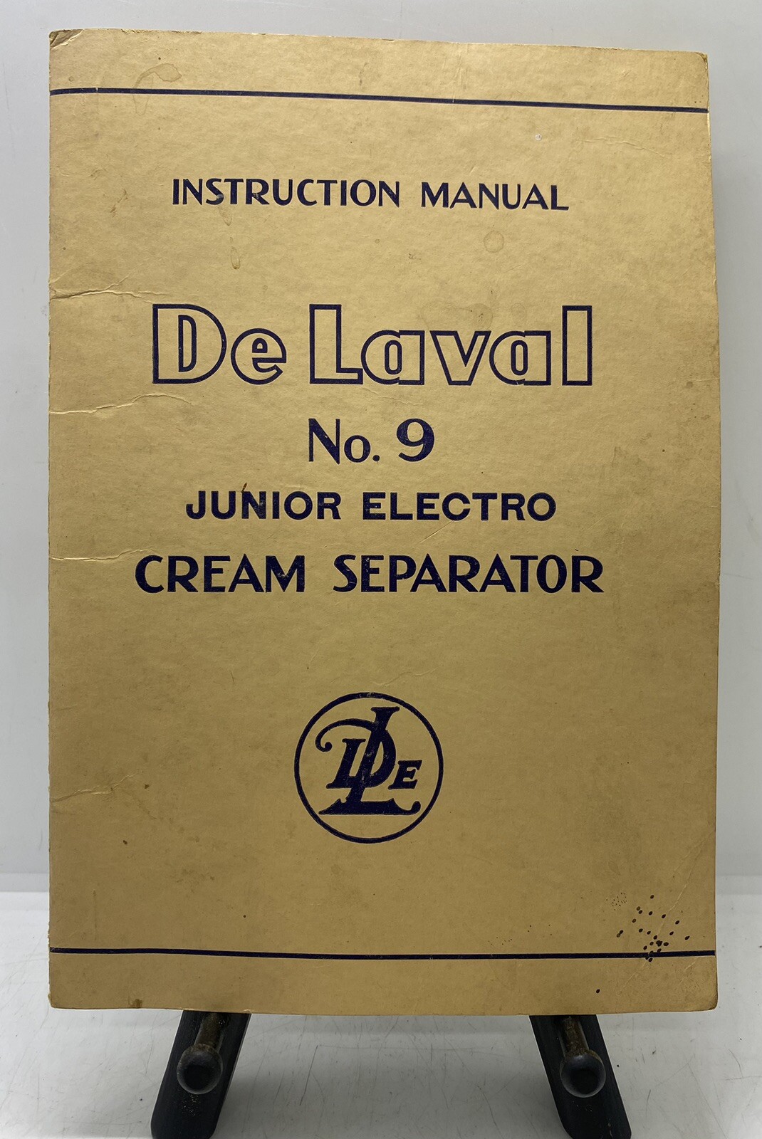 Vintage De Laval No.9 Junior Electro Cream Seperator Instruction Manual Booklet