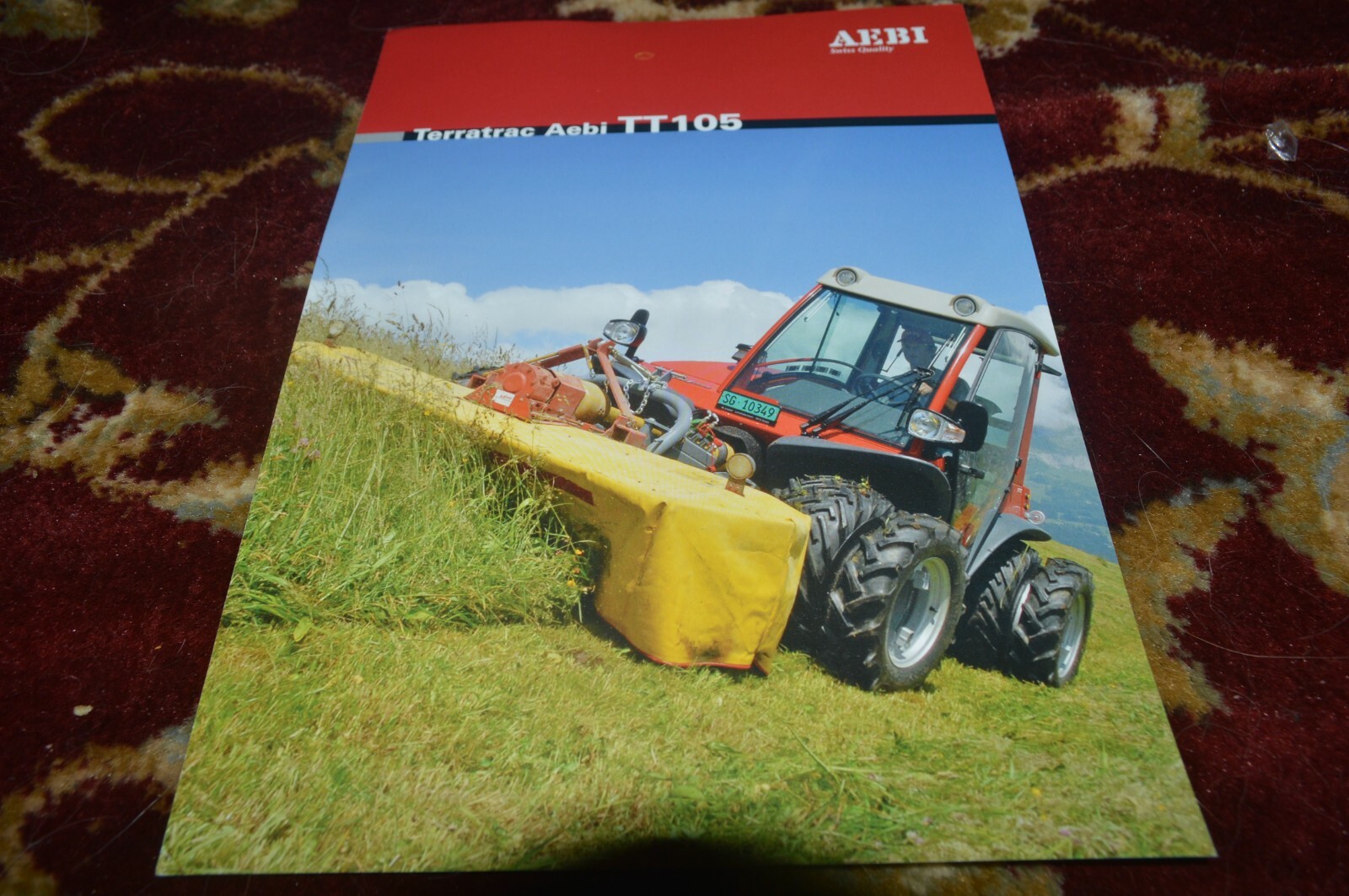 AEBI Terratrac TT105 Tractor Brochure FCCA