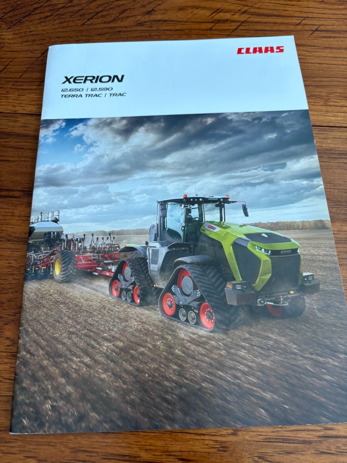 Claas Xerion 12.650 12.590 Terra Trac Tractor Brochure FCCA24