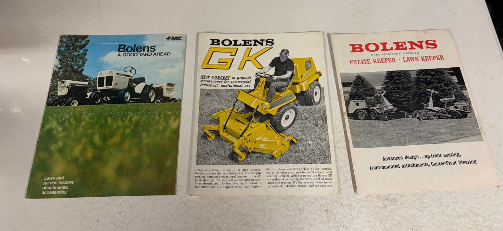 3 – Bolens and FMC Garden Tractor Dealers Sales Brochure Vintage 1970&rsquo;s 1960&rsquo;s