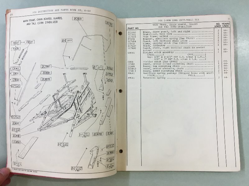 Fox River Tractor Co. – 1964 – 2-Row Corn Units – Model 2CA -Instruction Man.