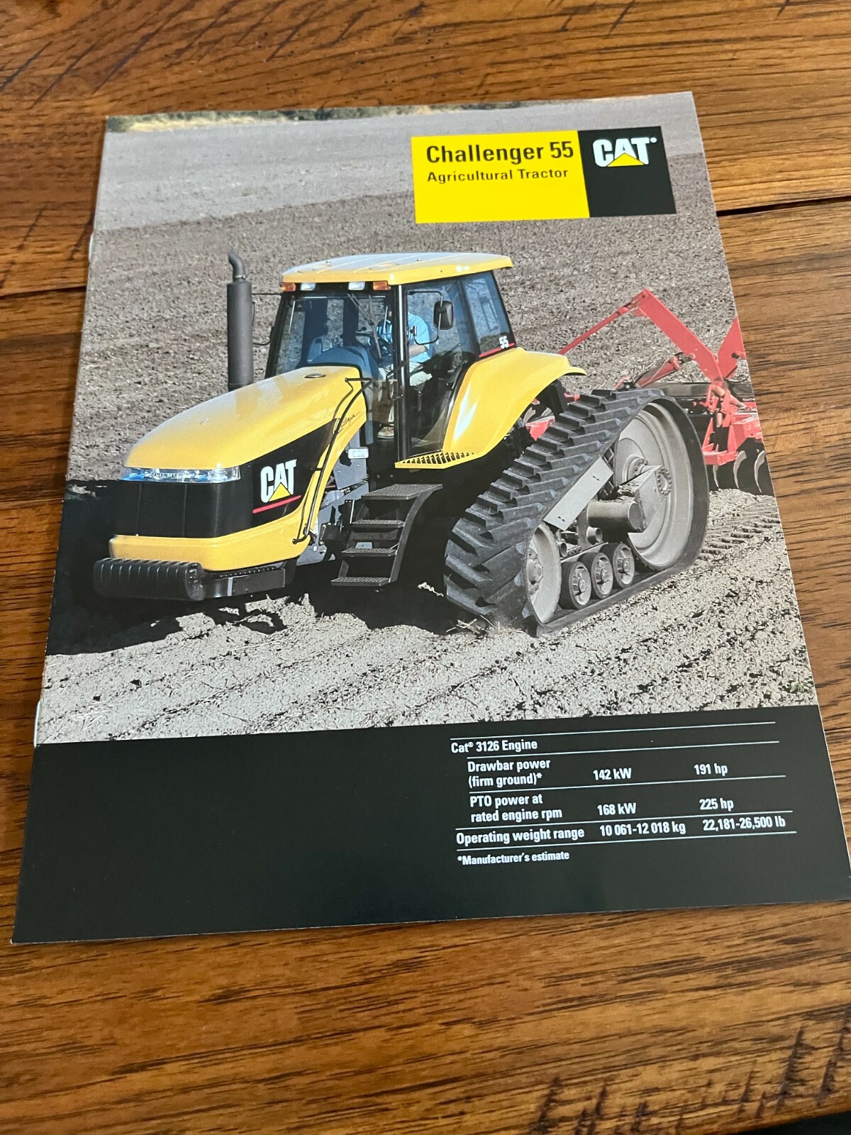 Caterpillar CAT 55 Challenger Tractor Brochure FCCA