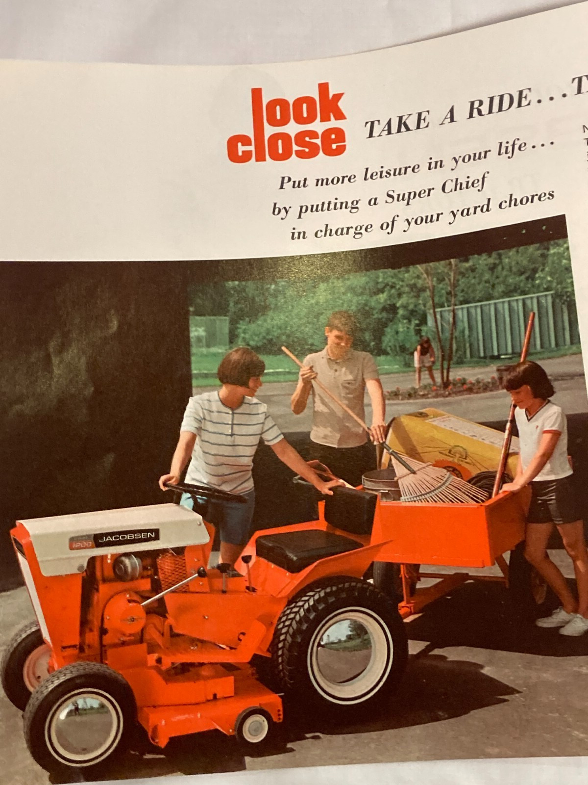 1968 Jacobsen Tractors Jacobsen Company Racine, Wisconsin, Mower Tractor Catalog