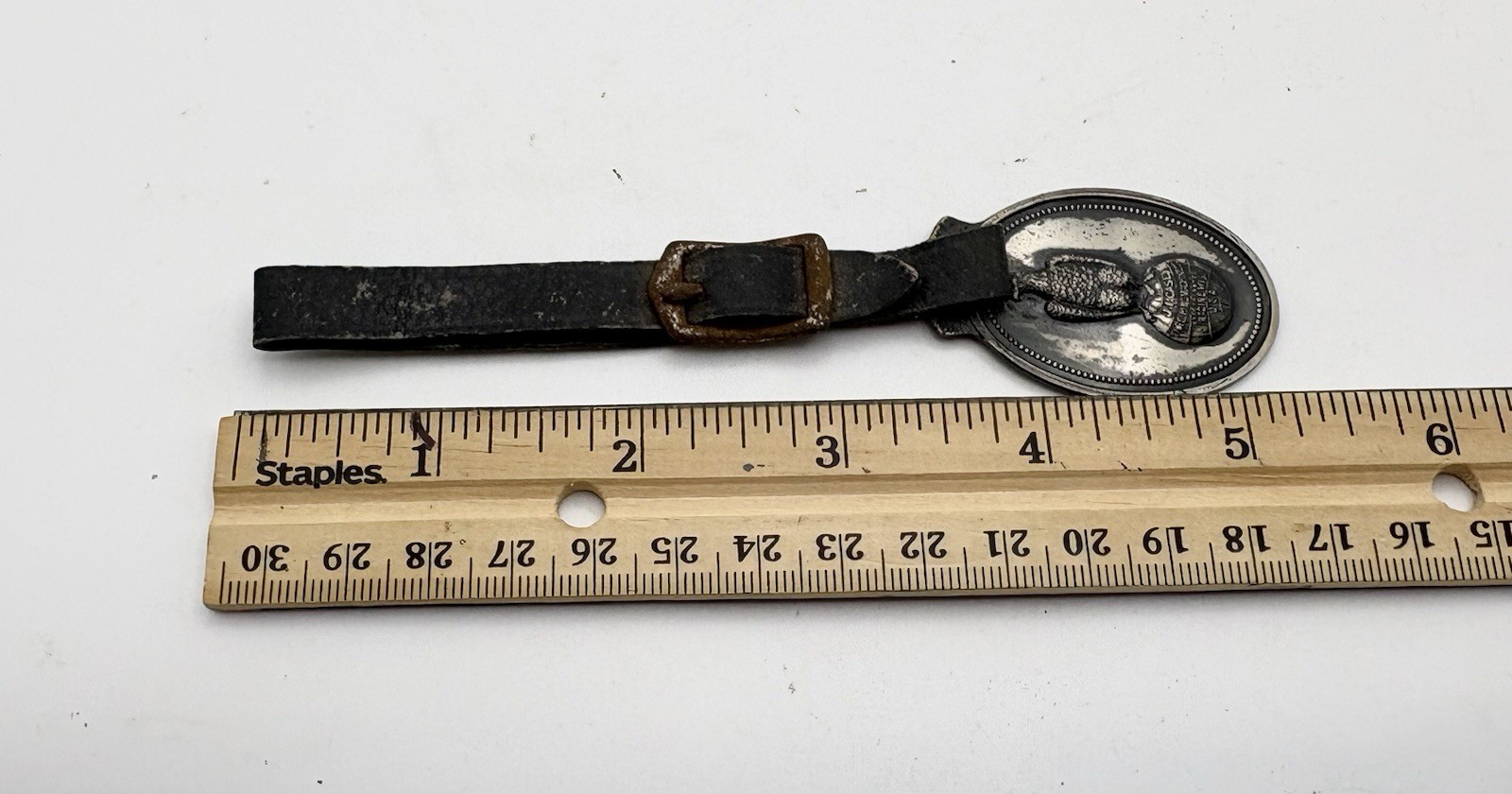 J.I. Case CO. Threshing Machine Watch Fob Vintage Cira 1910-1920
