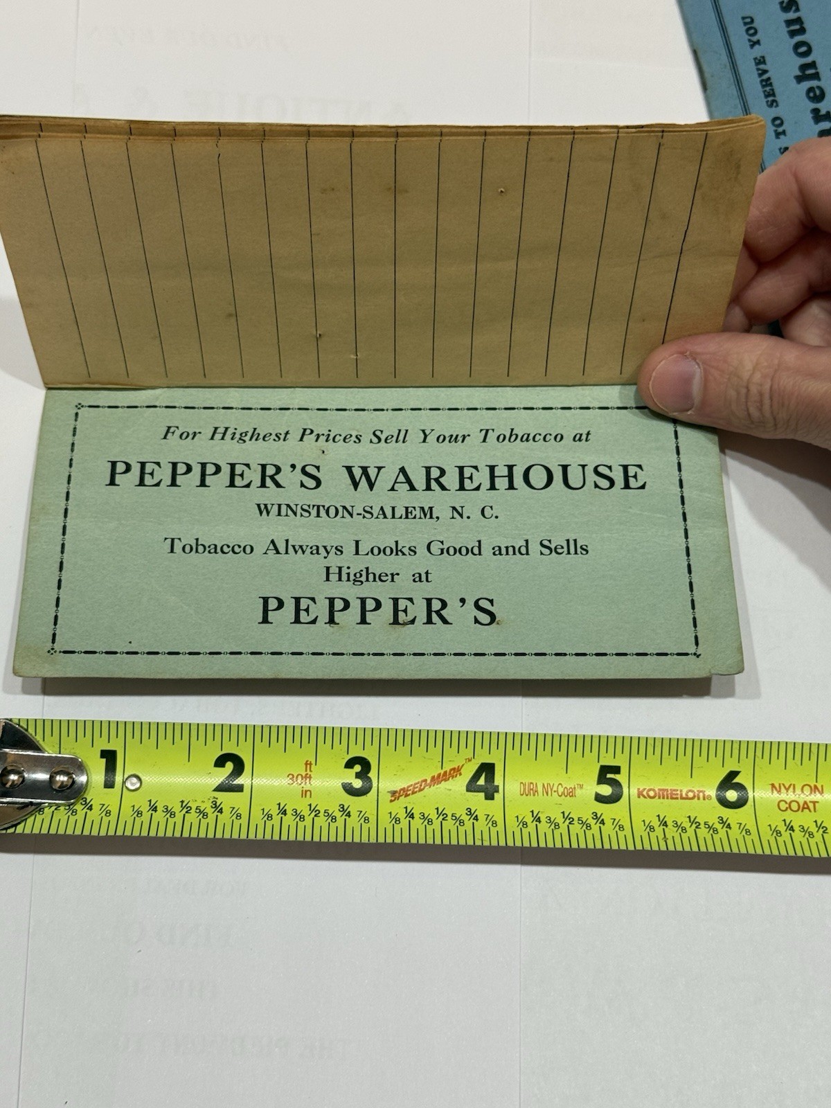 Tobacco Warehouse Books Peppers Growers Winston Salem NC Carolina 1931 1940 WS