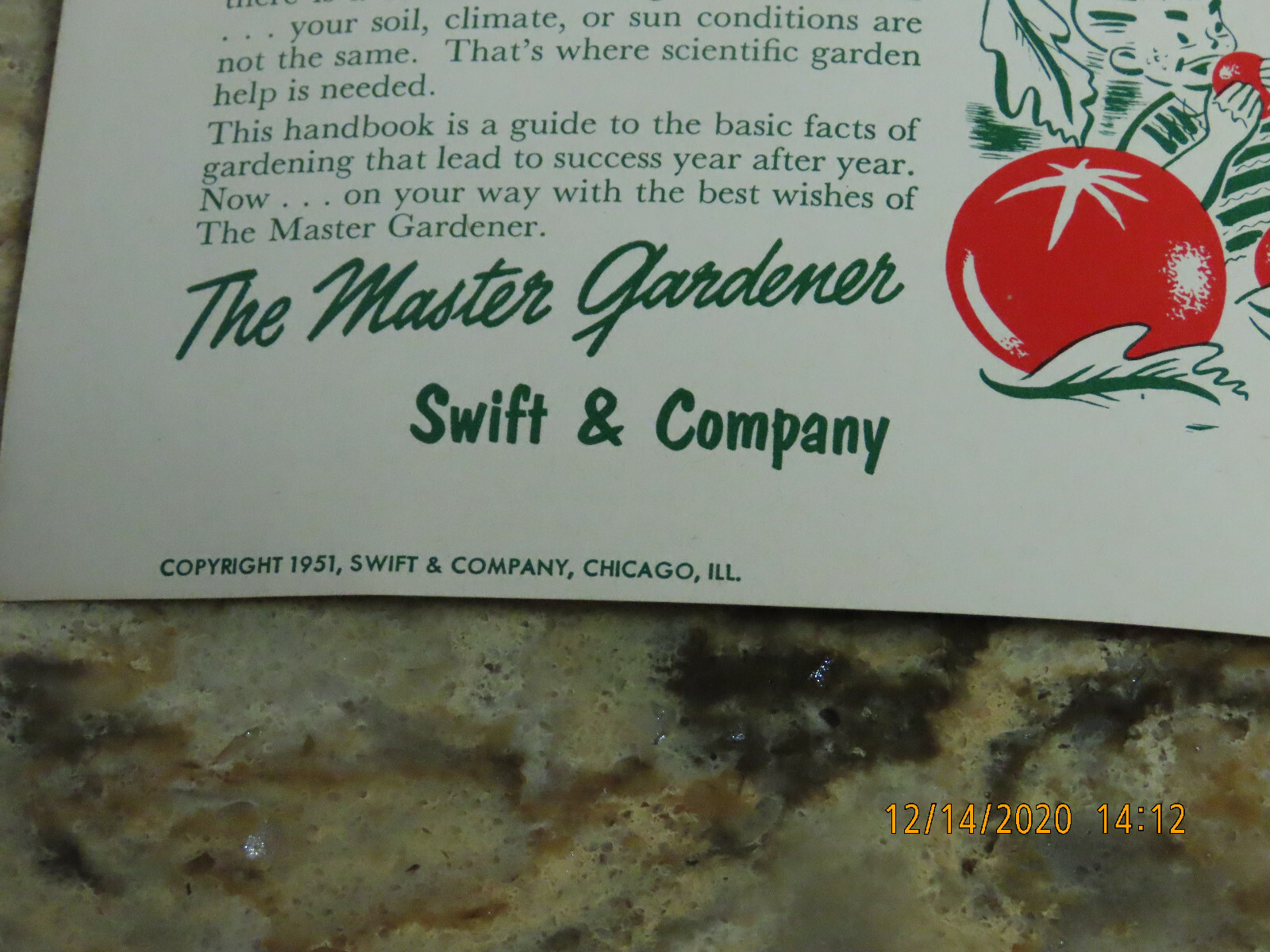 VINTAGE BOOK: HOW TO ENJOY GARDENING SUCCESS BY THE MASTER GARDENER 1951