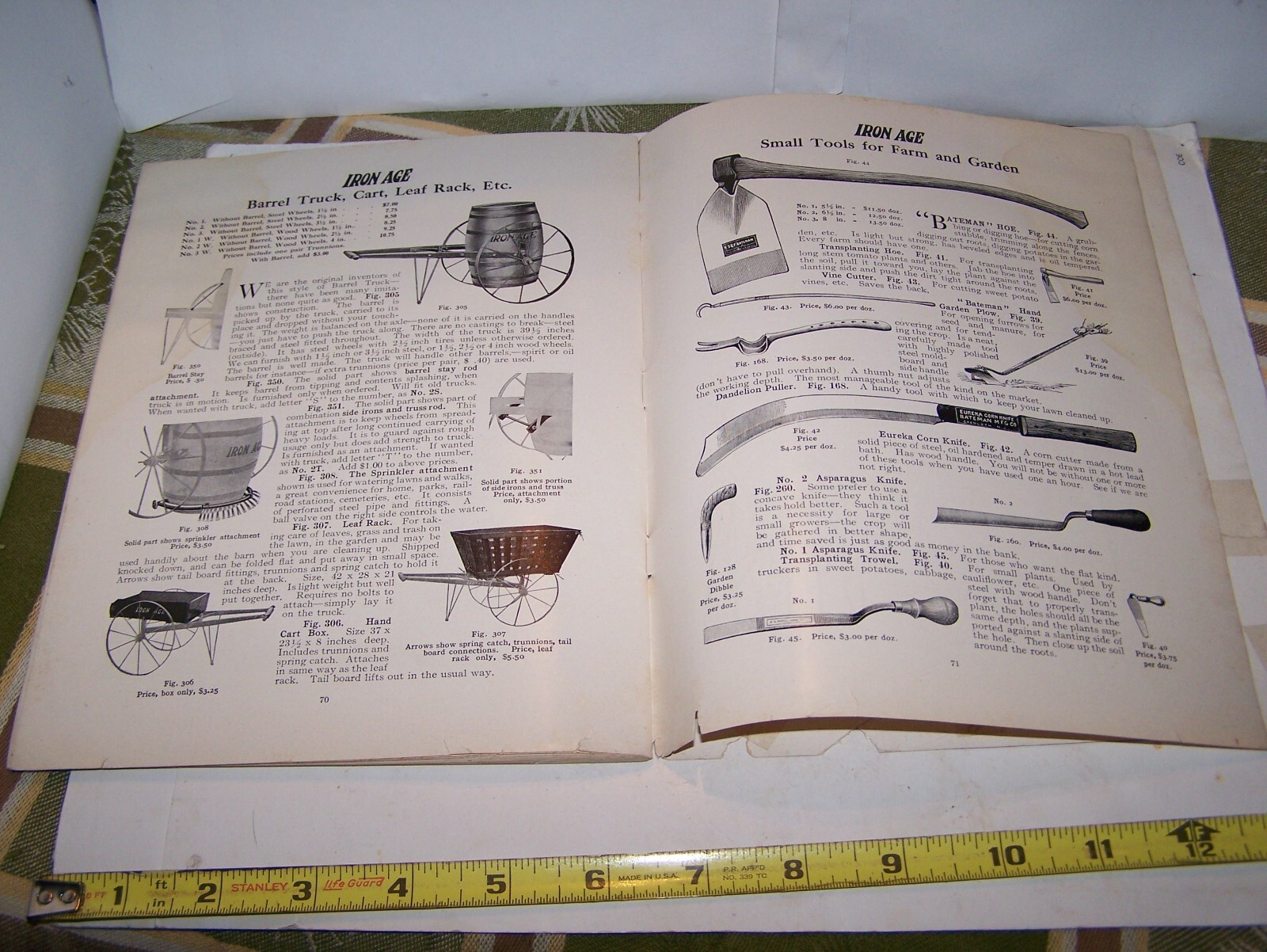 IRON AGE 1910 Full Line Sales Catalog Cultivator Plow Planter Farm Garden NICE!