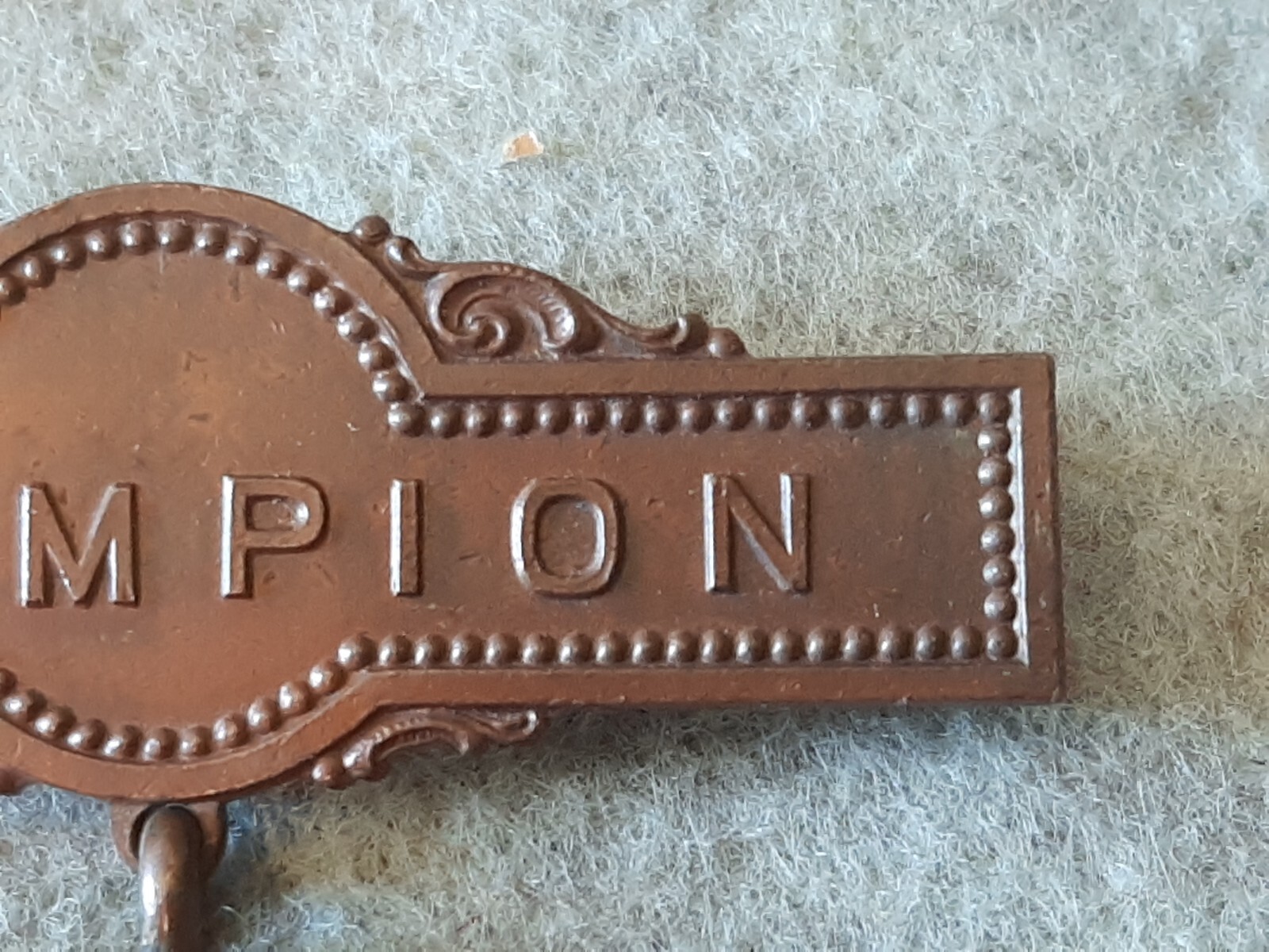 Vintage Champion Medal Best Bird Poultry Chicken Philadelphia Inquirer Award