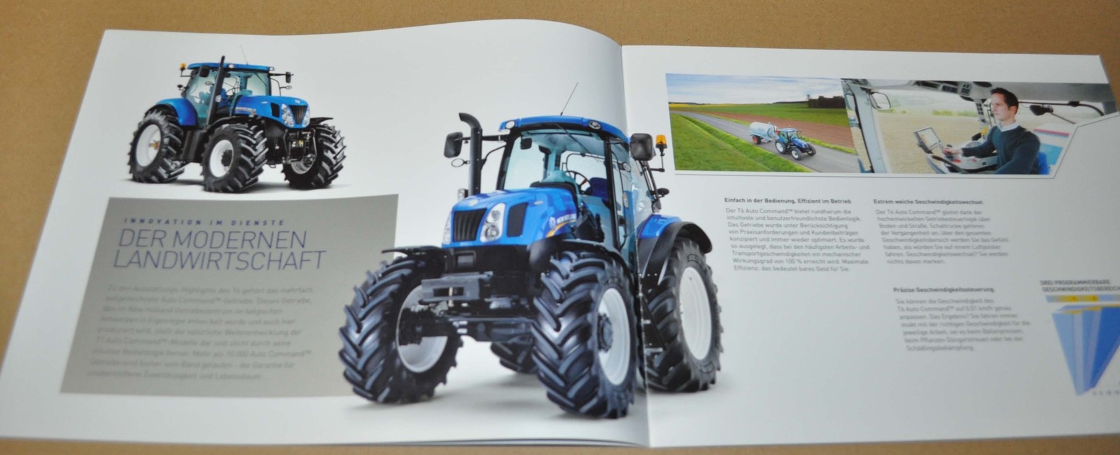 2013 New Holland T6 Series Tractor Brochure Prospekt DE