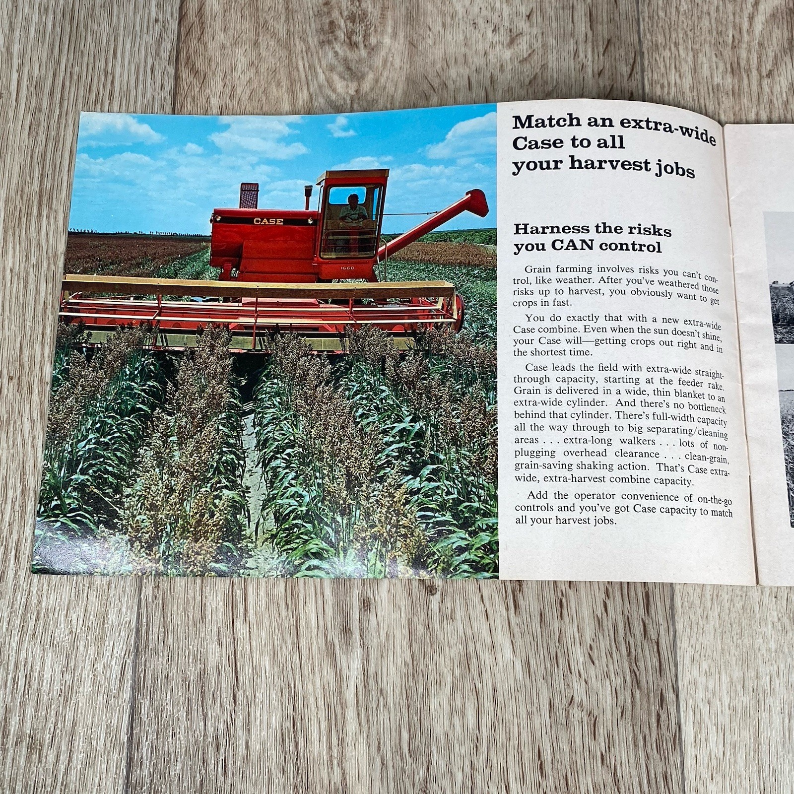 Case Combine Sales Brochure Dealership Mailer