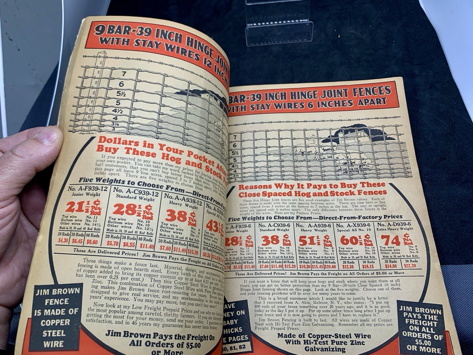 JIM BROWN&rsquo;S 1935 BARGAIN BOOK – THE BROWN FENCE & WIRE CO.- Catalog