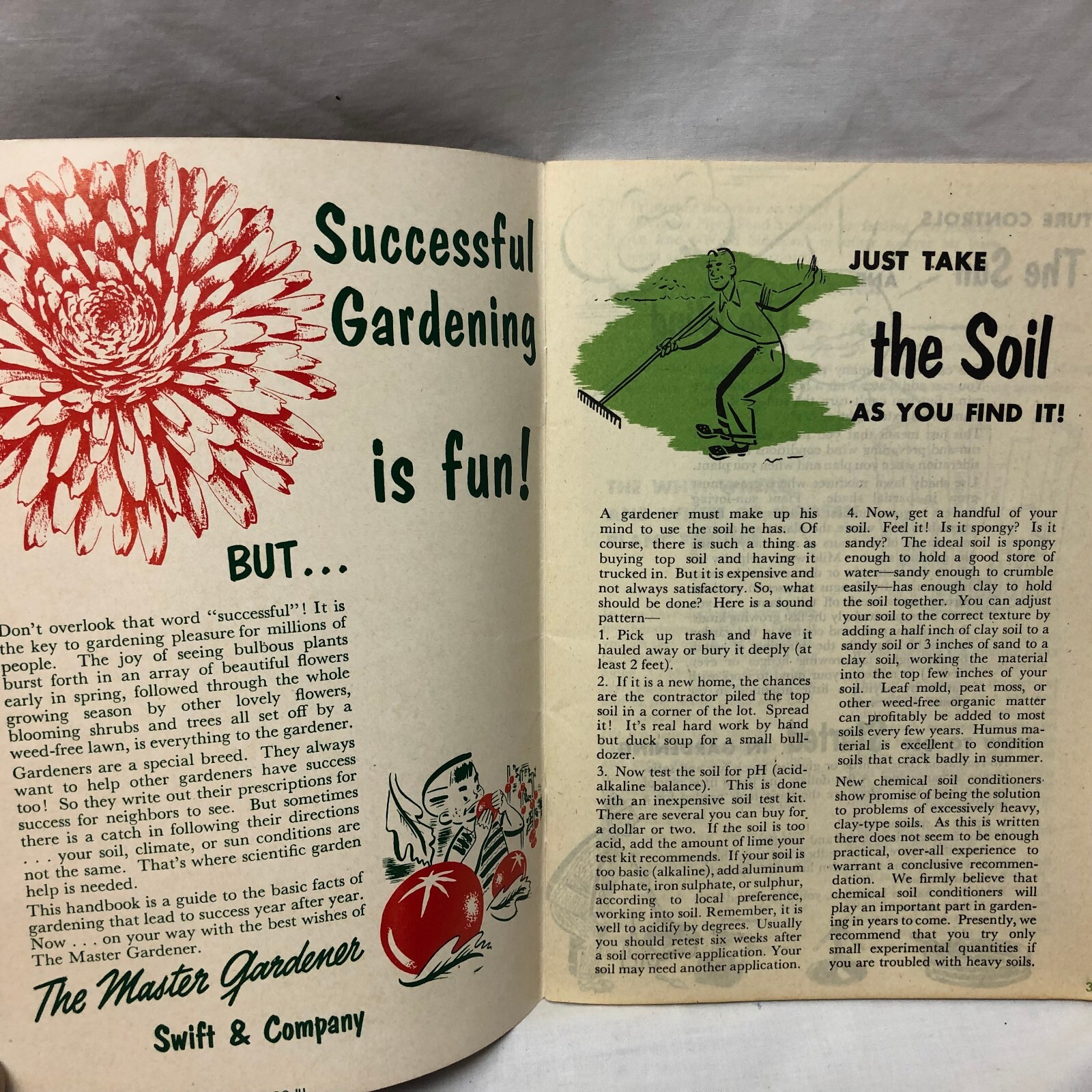 Vintage 1951 Gardening Success Booklet