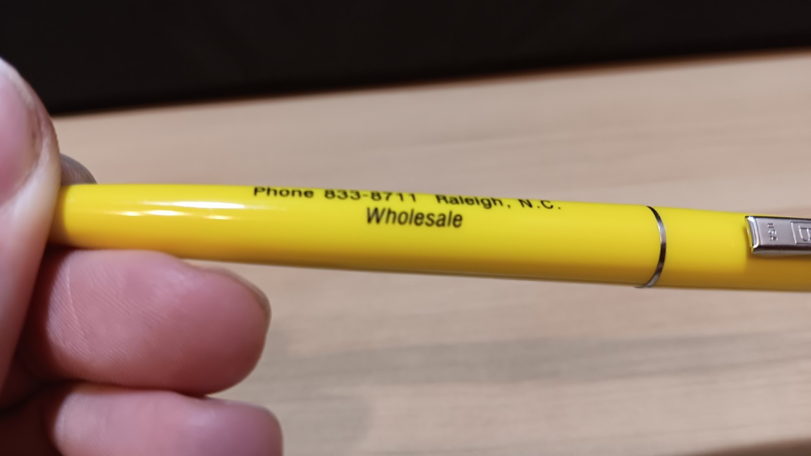 Vintage McGuyrt Produce Company Raleigh Farmers Market NC North Carolina Pen