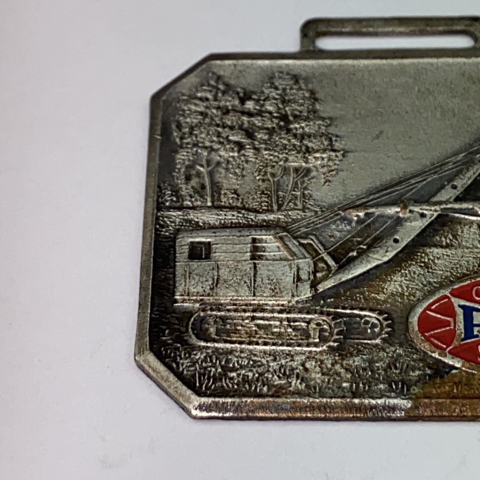 old Watch Fob P&H Pauling Harnischfeger Cranes Power Shovels Mining Milwaukee WI