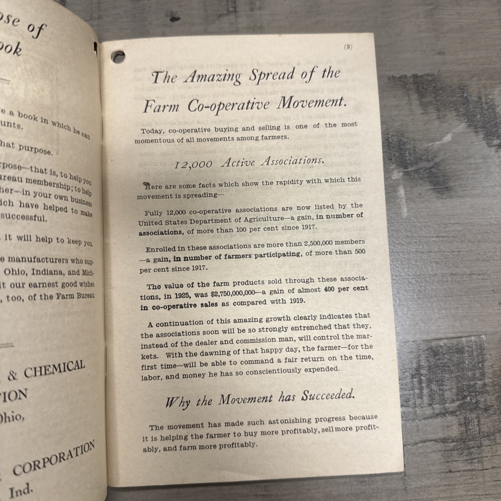 1927 Farm Record Book – Ohio Farm Bureau / Tennessee Copper