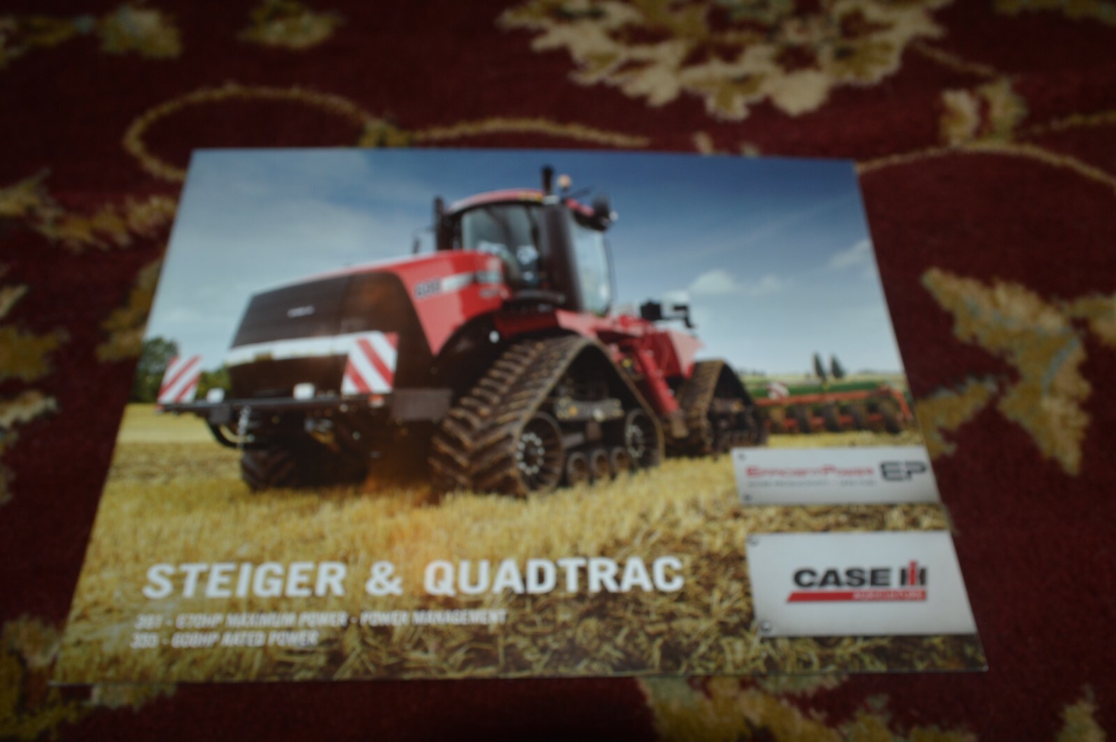 Case International Steiger & Quadratrac Tractor For 2012 Brochure FCCA